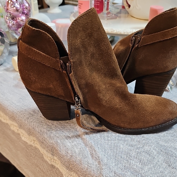 Sam Edelman Shoes - Sam Edelman Chocolate Suede Ankle Boots